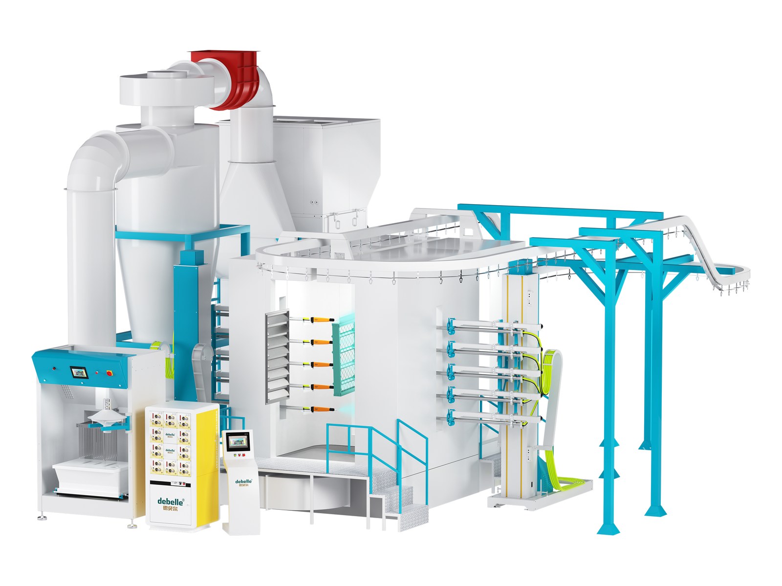 E7 Automatic Electrostatic Powder Coating Gun E7